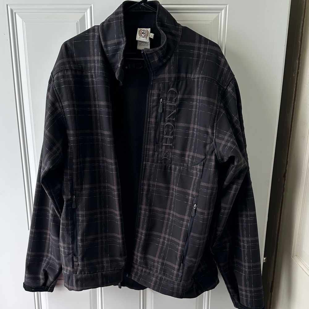Cinch Dark Checkered Men's Jacket